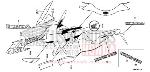 MARK/STRIPE (4) CRF1000A2J de 2018